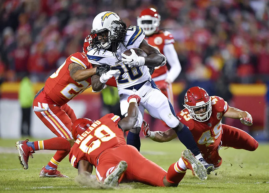 Los Angeles Chargers's Melvin Gordon