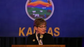 Kansas Govenor Laura Kelly Places First Bet