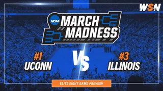 March madness 2024 Elite Eight Game Illinois vs. UConn