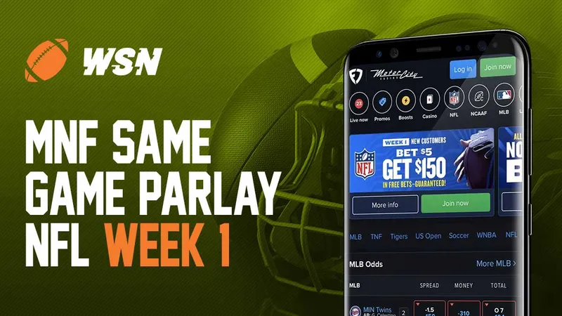 Monday Night Football SGP: Best MNF Week 1 Parlay Picks