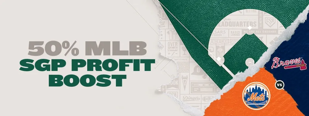 Caesars MLB SGP Profit Boost Promo