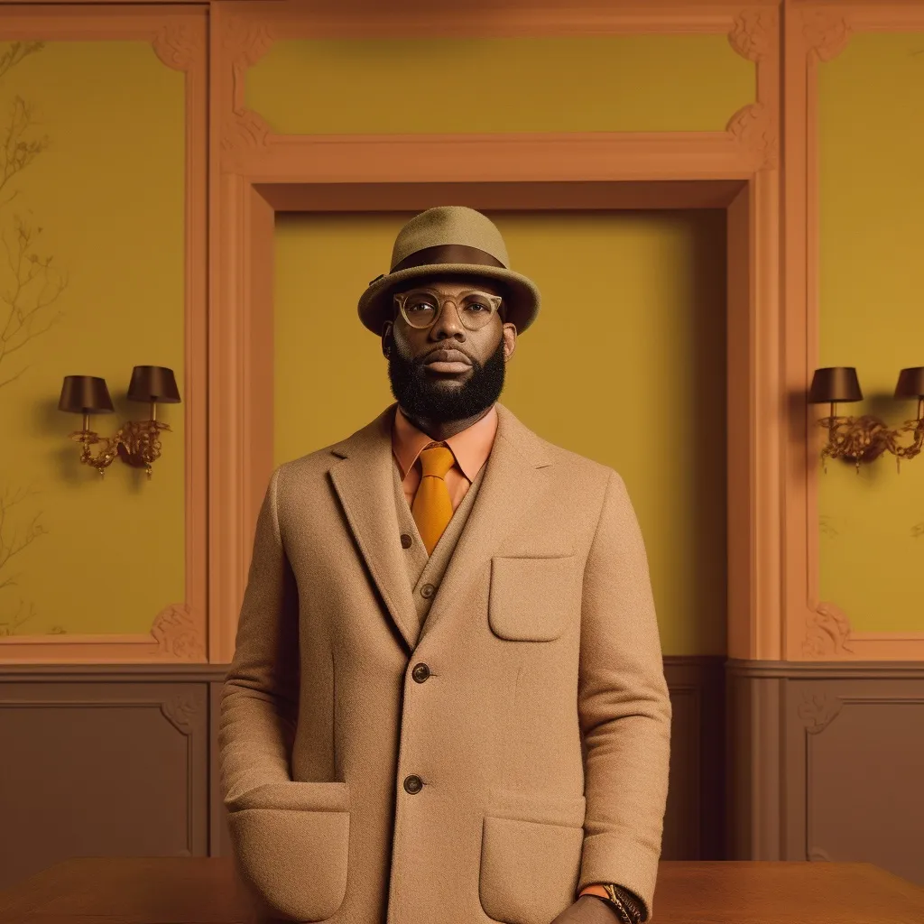LeBron James starring in a Wes Anderson movie