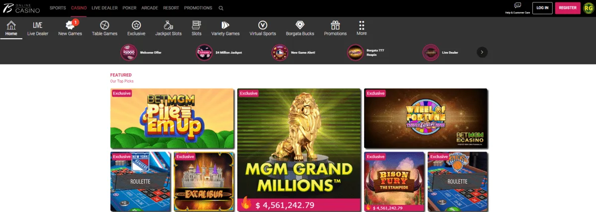 Best Online Casinos Borgata Casino