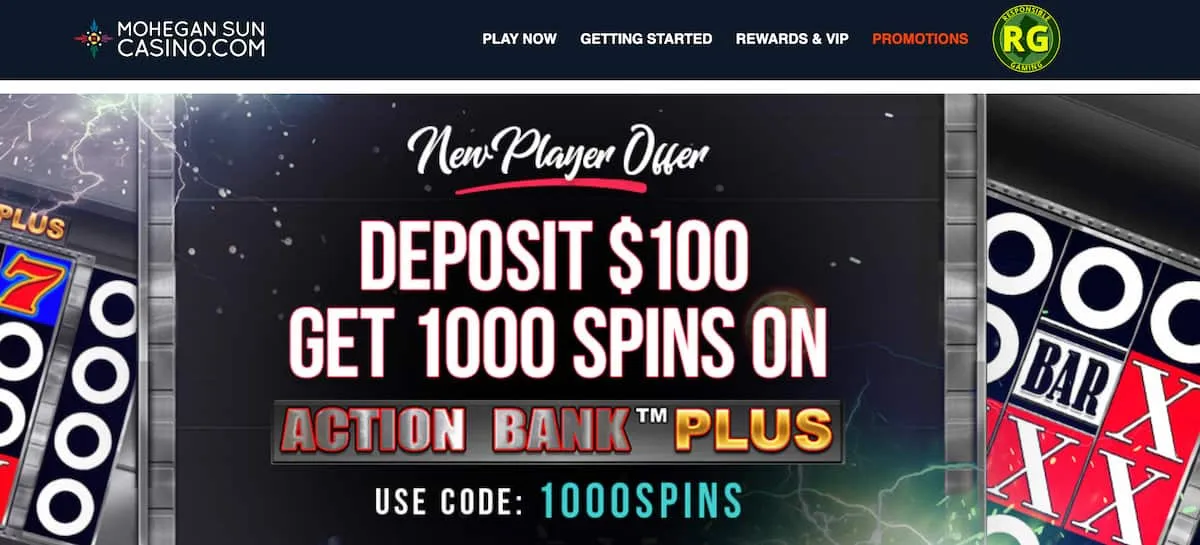 Mohegan Sun Casino Welcome Offer