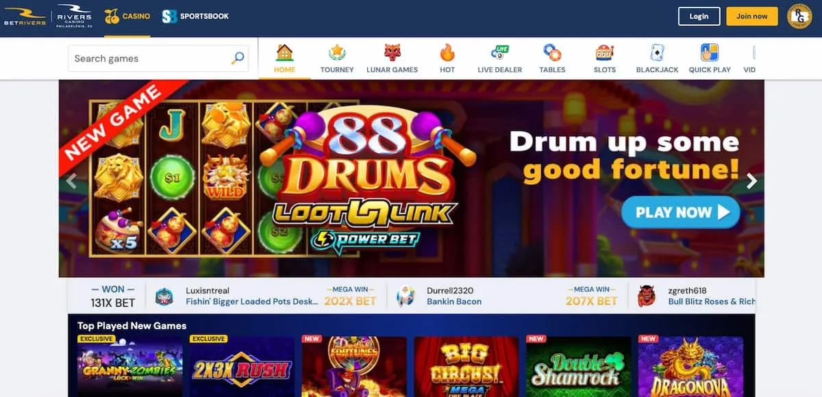Best Online Casinos BetRivers Casino