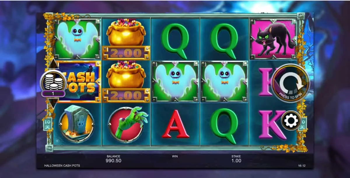 Halloween Cashpots Slot Game