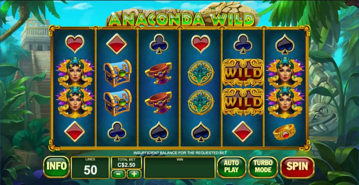 Anaconda Wild Playtech Casinos