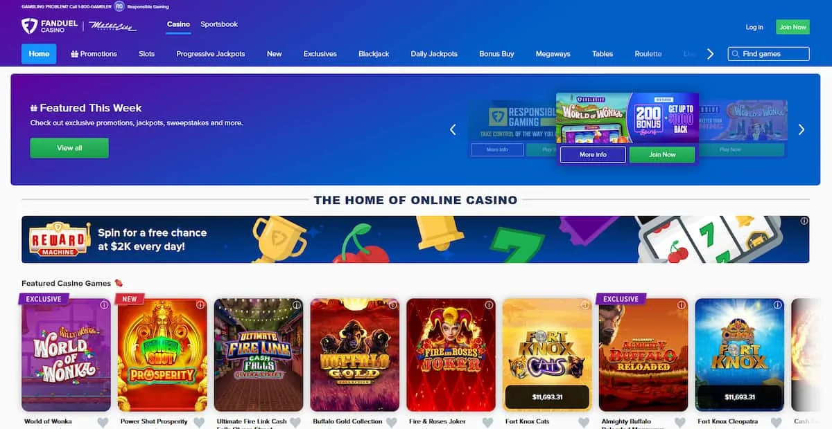 FanDuel Best MI Online Casinos