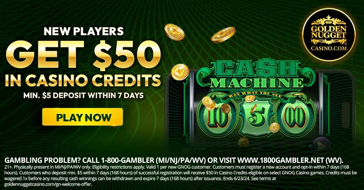 Golden Nugget Casino Welcome Offer