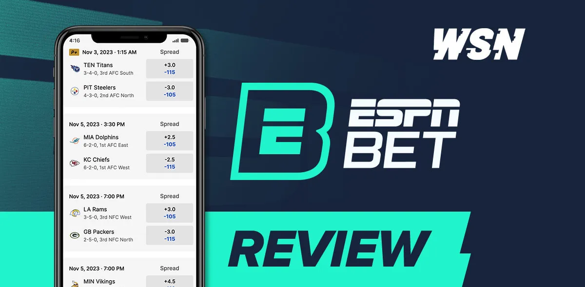 ESPN BET Sportsbook & App Review 2024: $1,000 First Bet Reset