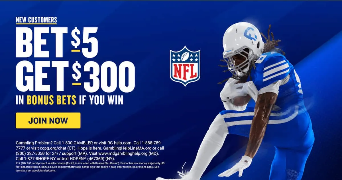 FanDuel PA Sportsbook Welcome Offer $300 in Bonus Bets