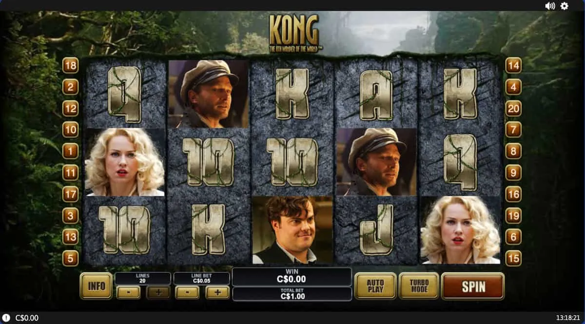 King Kong Playtech Casinos