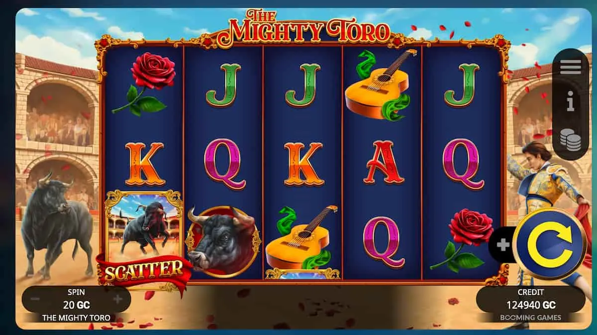 FunzCity Casino the Mighty Toro Game