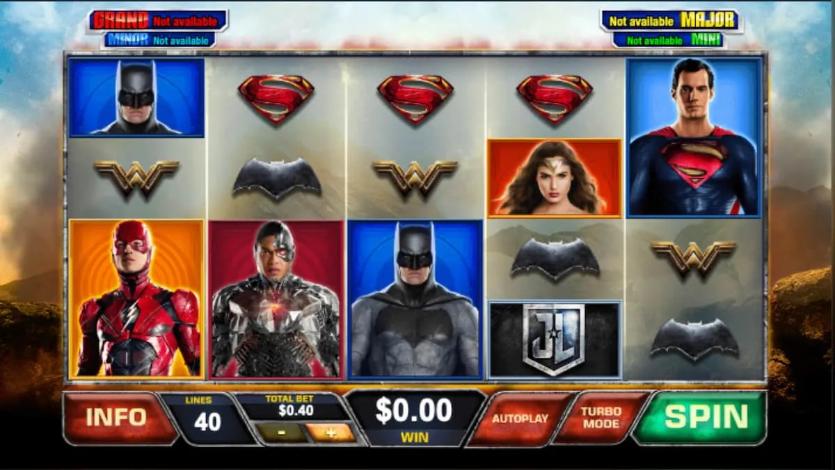 Justice League Playtech Casinos
