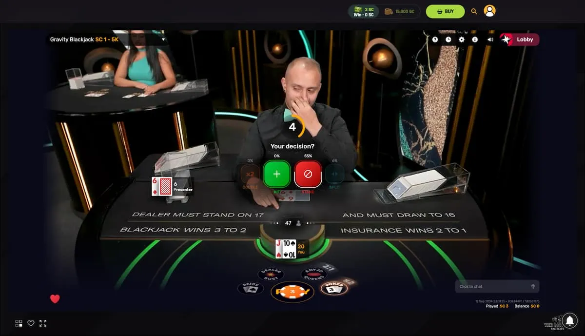 The Money Factory Casino Live Dealer Games