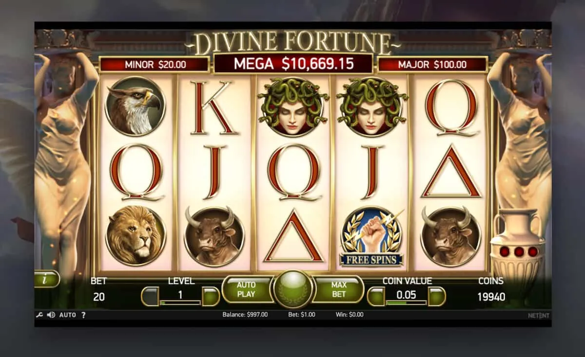 Divine Fortune NetEnt Game