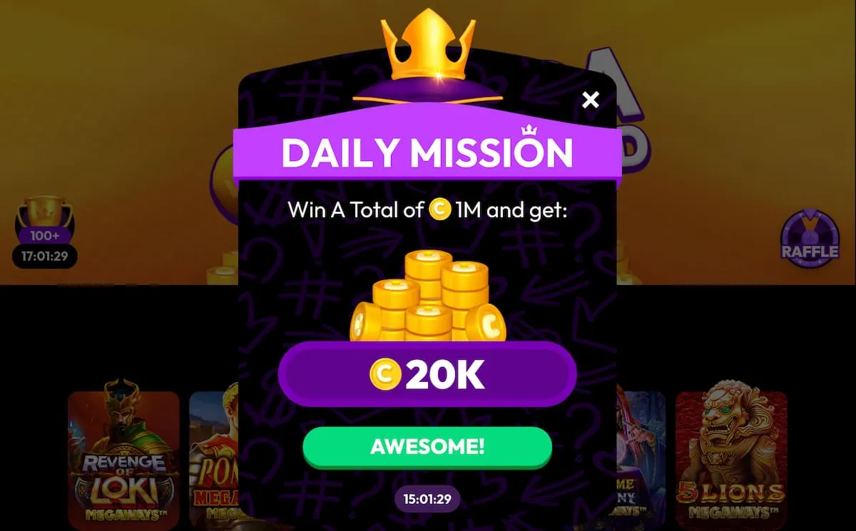 Crown Coins Daily Mission