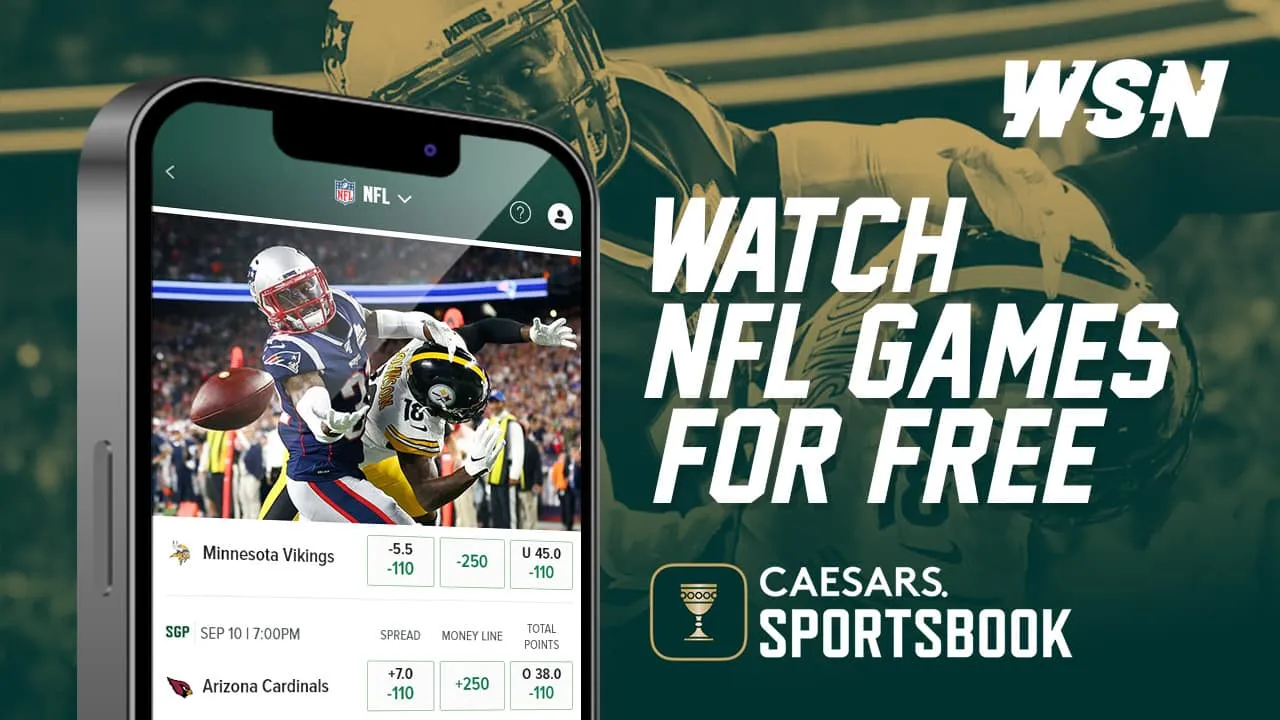 Watch NFL Games for Free with Caesars