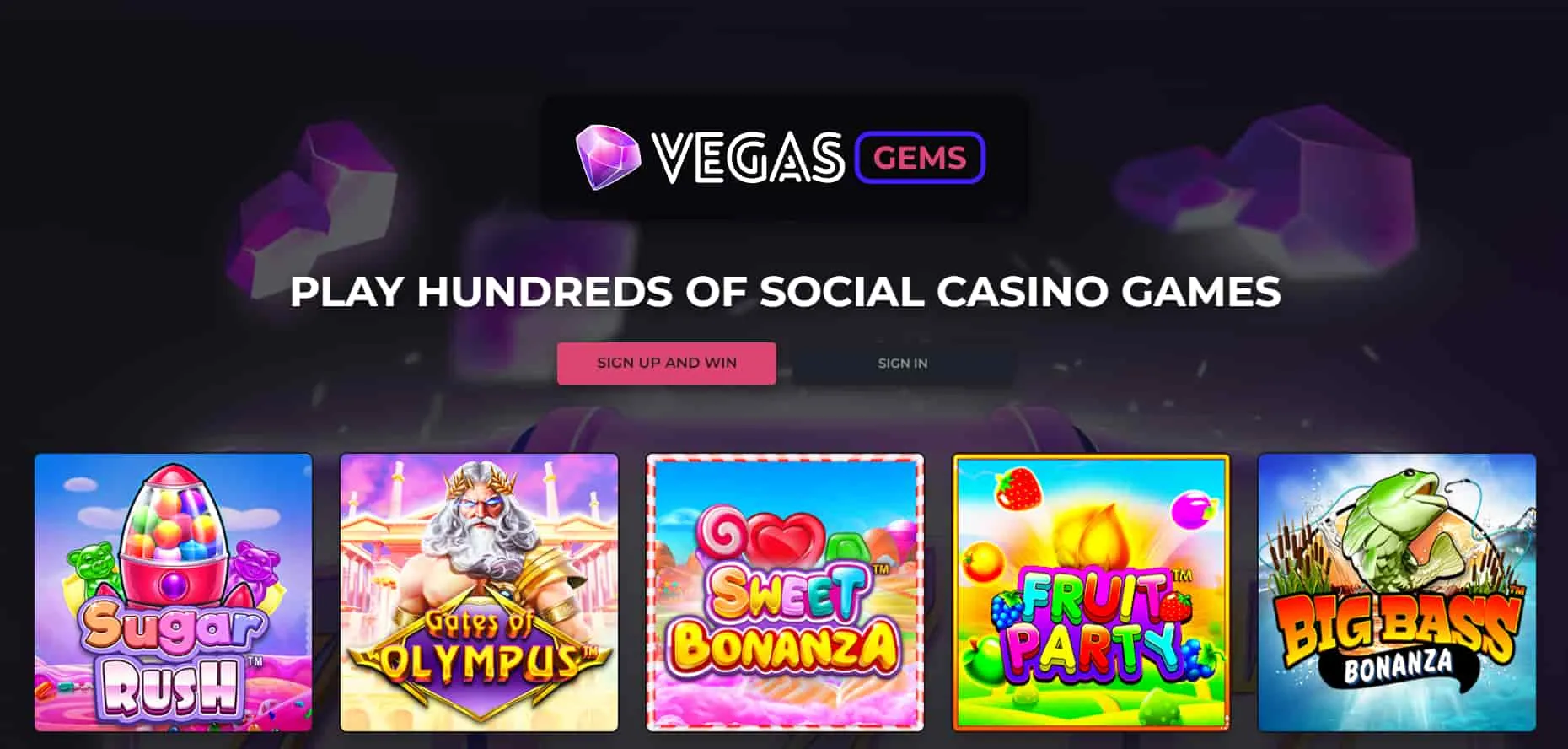 Vegas Gems Sign Up