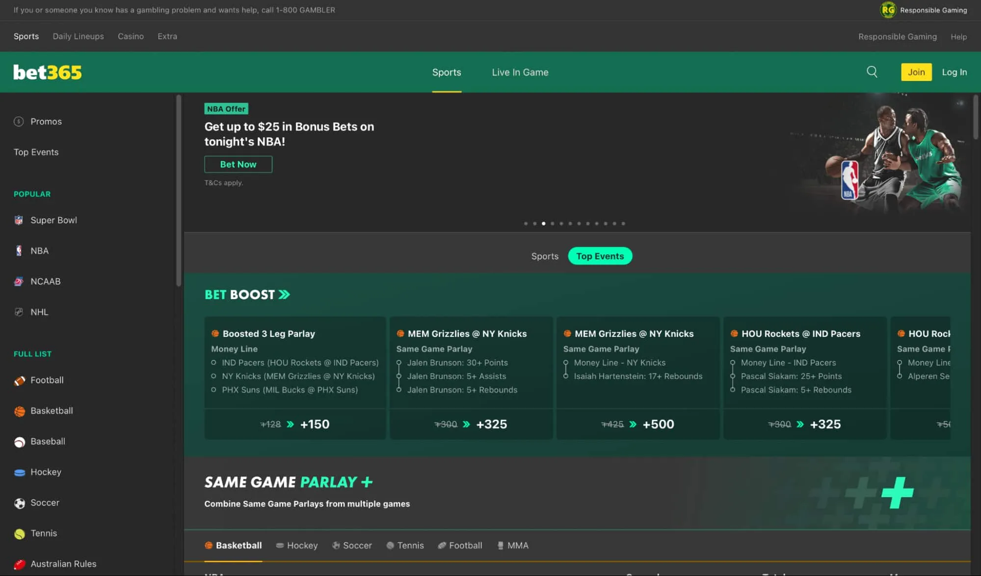 bet365 - Sites that Take Chime