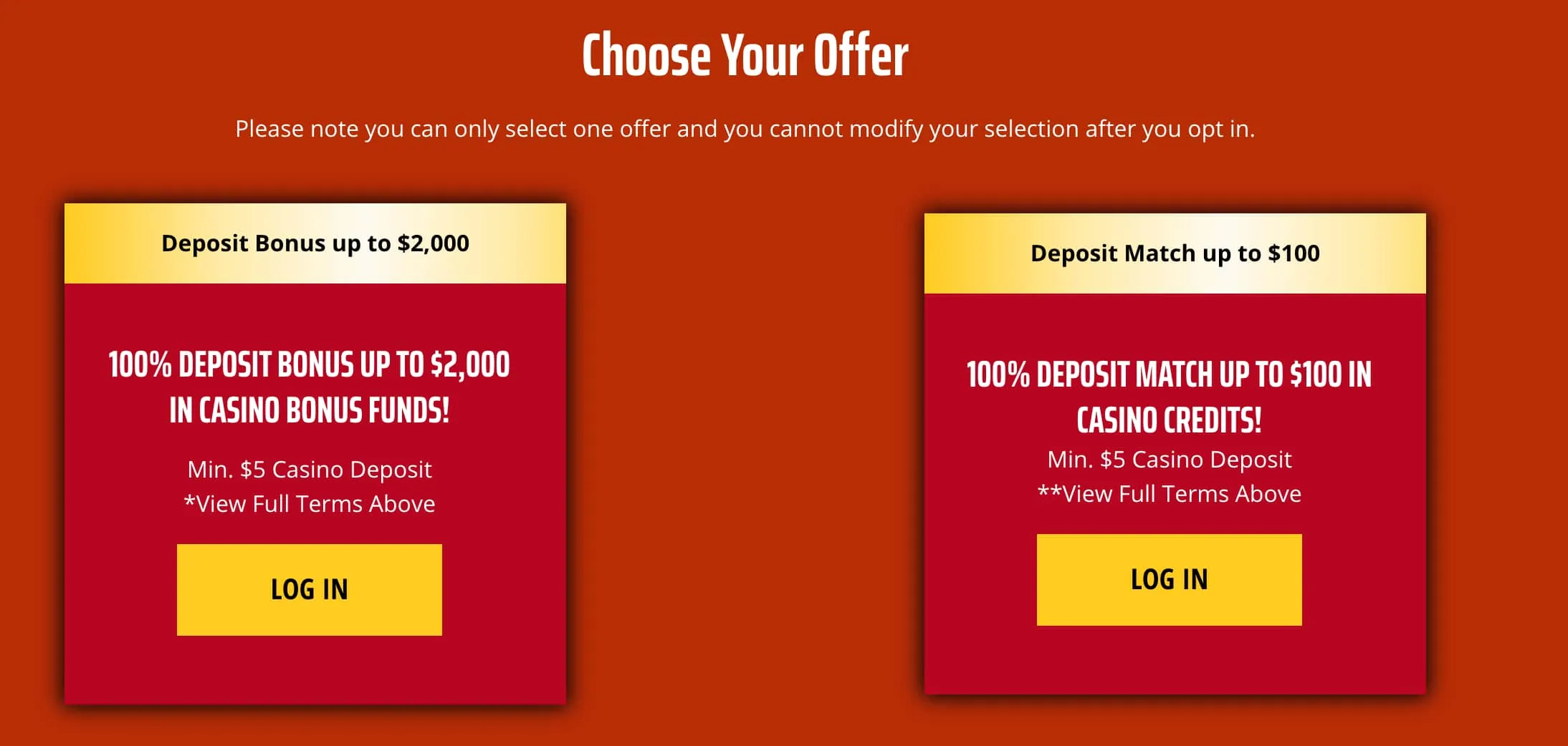 DraftKings Casino Two Welcome Offers