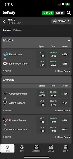 NFL Betway