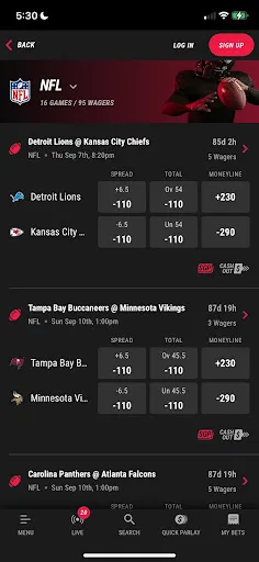 NFL PointsBet