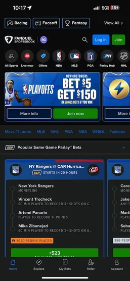 FanDuel Mobile App