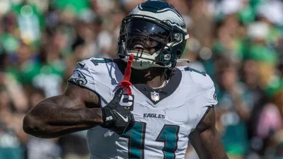 Best AJ Brown Player Player Props for Broncos vs. Eagles in Week 5