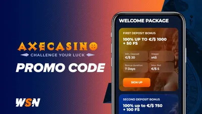 Axe Casino Promo Code - Get up to $5,625 + 200 Free Spins