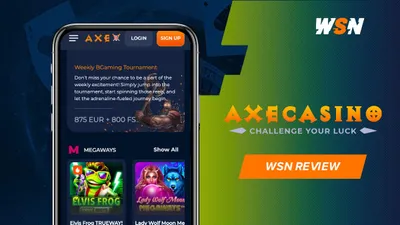 Axe Casino Review 2026 - $5,625 Welcome Package + 200 Free Spins