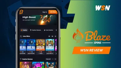 Blaze Spins Casino Review - Get a 125% No Wagering First Deposit Bonus