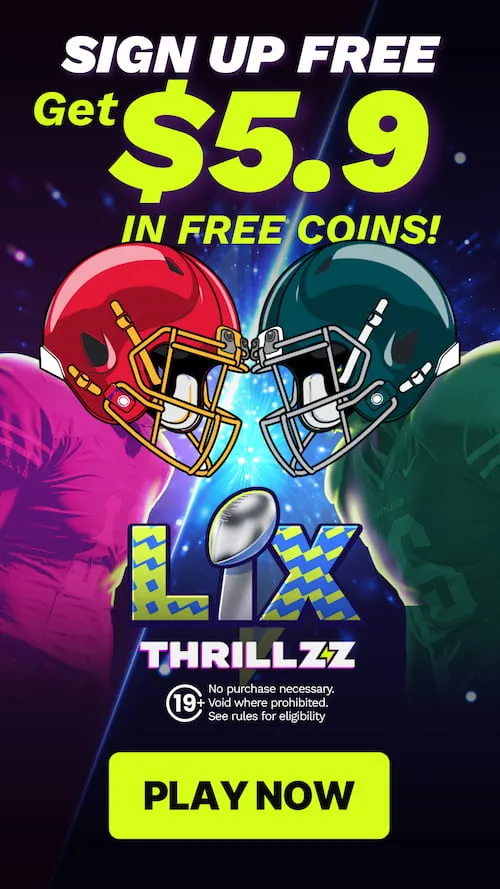 Thrillzz Super Bowl bonus