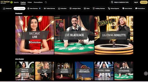 Live Dealer Casino BetMGM Casino