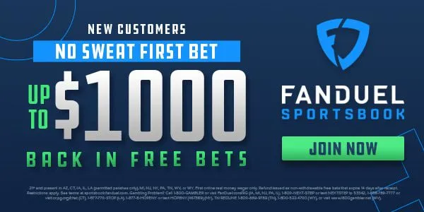 FanDuel No Sweat First Bet PROMO