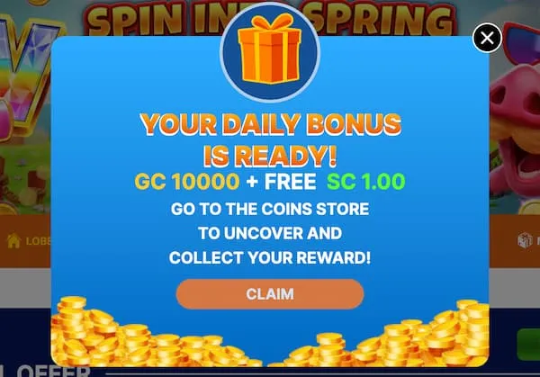 Zula Casino daily login bonus