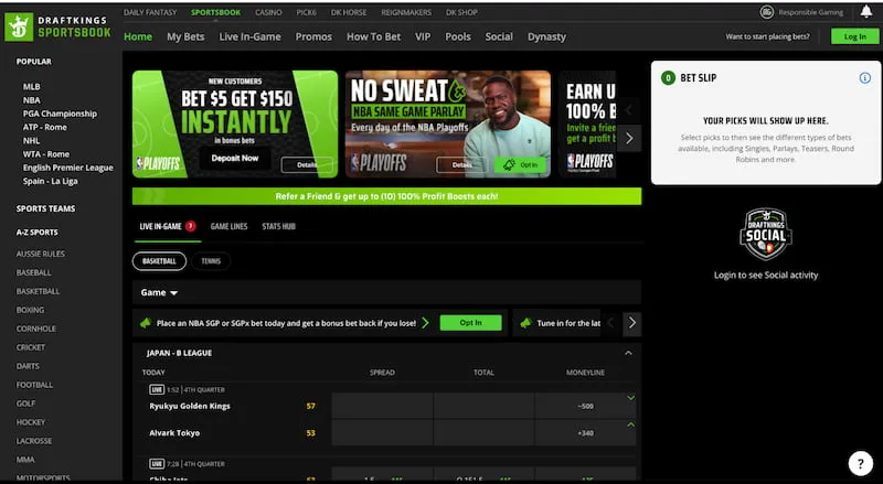 Play+ Betting Sites DraftKings