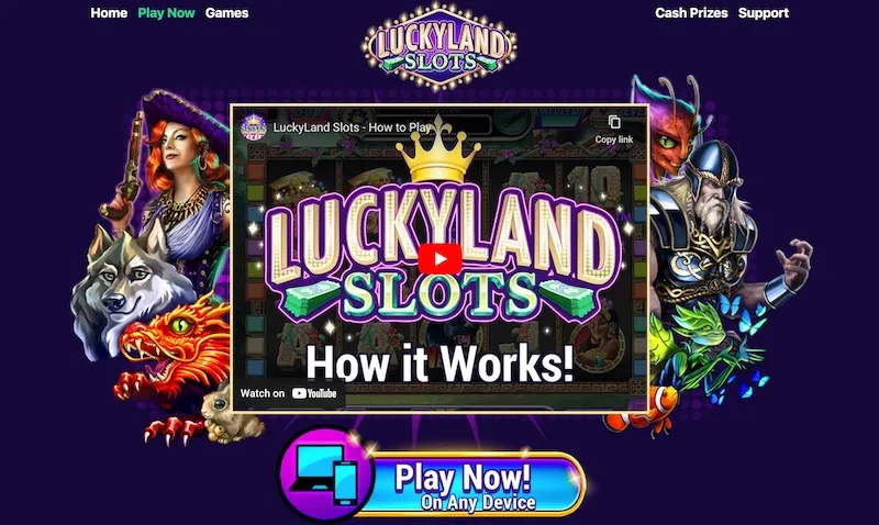 Luckyland Slots sweepstakes casino