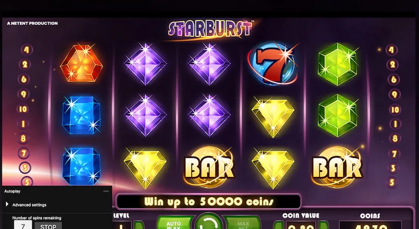 Gulungan Slot Starburst