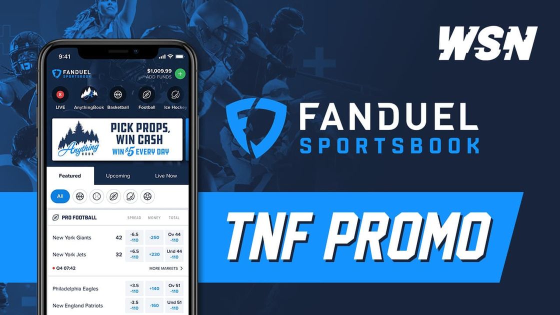 FanDuel Kentucky promo code for TNF: $250 bonus, win or lose