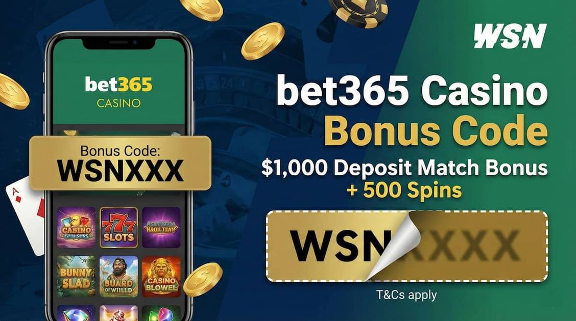 Imagen promocional de bonus en Bet365 Casino